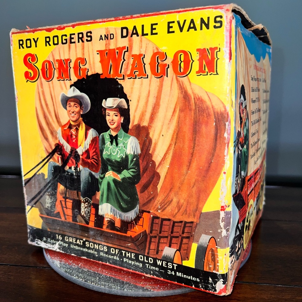 Vintage Song Wagon Box “Golden Record Chest”